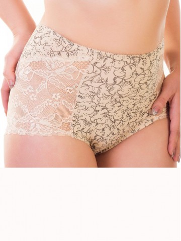 Трусы Valmira 2922 Бежевый с черным