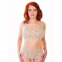 Трусы Valmira 2929 Бежевый с черным