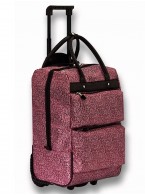 Дорожная сумка на колесах TsV 499 розовый
