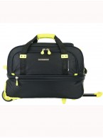 Дорожная сумка на колесах TsV 443,25 черный/лимон