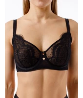Бюстгальтер Coquette Revue DOTS 81114 Черный