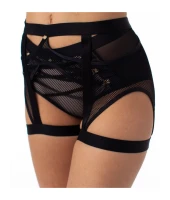 Пояс для чулок Coquette Revue Mesh 66101 Черный