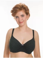 Бюстгальтер Valmira 1203 LAIMA Чёрный в крапинку