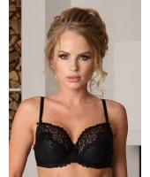 Бюстгальтер Lady Lux 711-5 Чёрный эмбоссинг